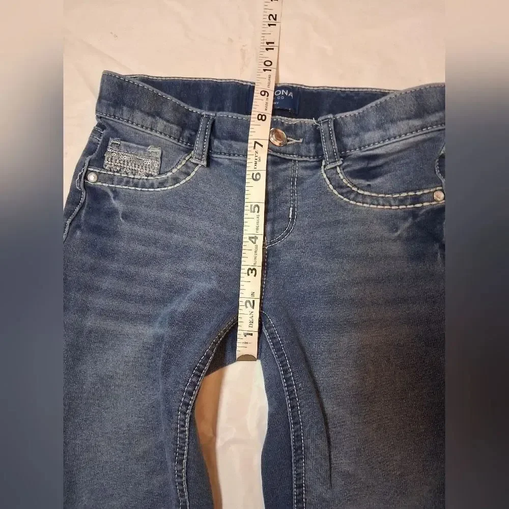 Lot Of 3 Girls Jeans Arizona Jeans Co Place Super Skinny Celebrity Pink
